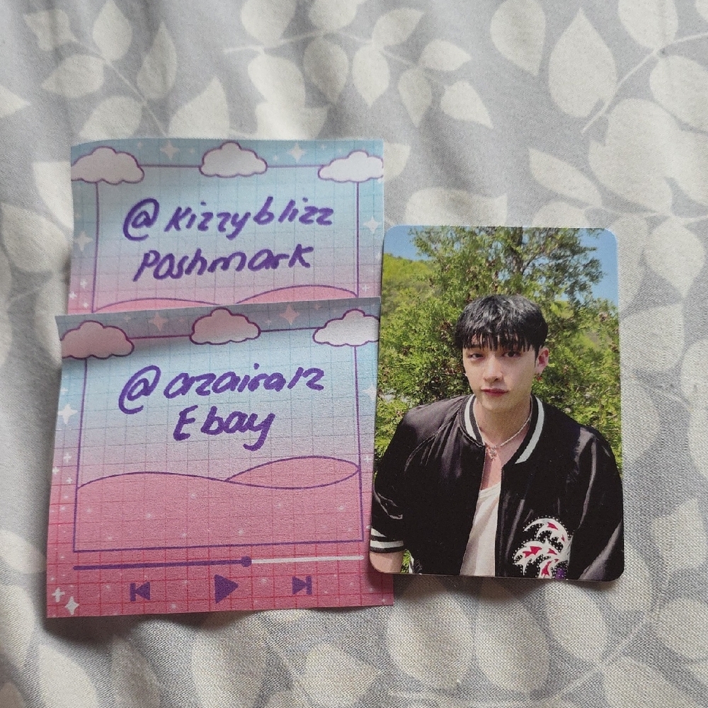Kpop Stray Kids Photocard - Bang Chan - Maxident Album